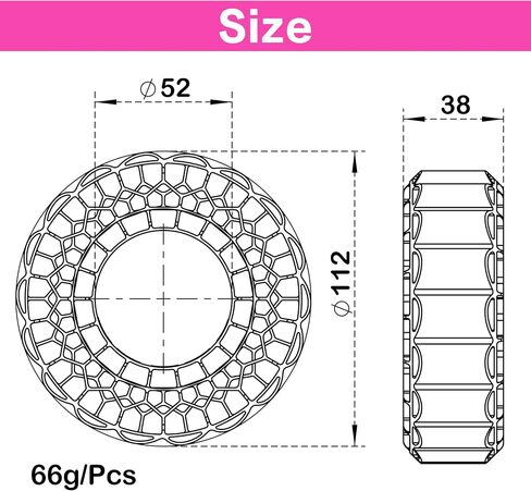حشوات مطاط السيليكون فائقة النعومة من MEUS RACING لإطارات 118-122 مم 1.9 بوصة (فائقة النعومة) in Kuwait