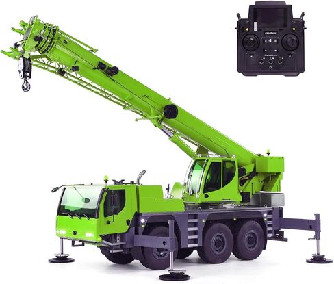 TOUCAN RC HOBBY 1/14 D1050 Metal Radio Control Hoist RC Hydraulic Mobile Crane Truck All Terrain Vehicle 3Axles Engineering Vehicle in Saudi Arabia