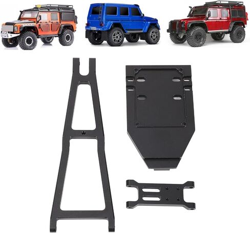 Alomejor DIY RC Truck and Build Kit، مجموعة بناء سحب مقطورة RC من سبائك الألومنيوم مع ذراع رافعة للسحب والشاحنة (أسود) in Saudi Arabia