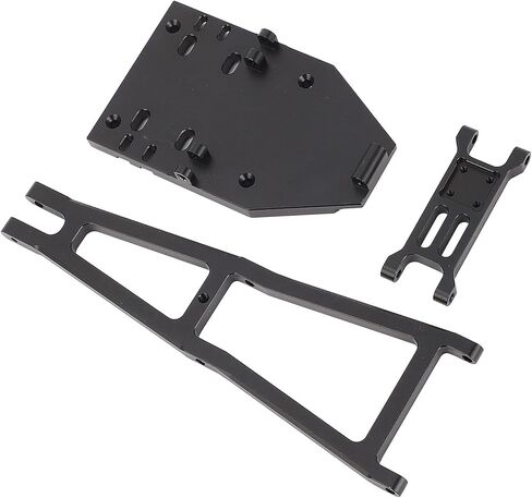Alomejor DIY RC Truck and Build Kit، مجموعة بناء سحب مقطورة RC من سبائك الألومنيوم مع ذراع رافعة للسحب والشاحنة (أسود) in Saudi Arabia