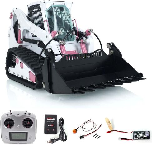 TOUCAN RC HOBBY 1/14 LESU Aoue-LT5 Tracked Skid-Steer RC Hydraulic Loader RTR Rotating LED Light for Ages 14+ in Kuwait