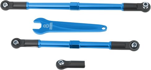 7075 Aluminum Tie Links Push Rods Set Upgrade Parts for Traxxas 1/10 E-Revo 2.0 Summit,Replace#5319X #5338R(Blue) in Kuwait