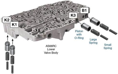AS66RC, AS69RC, RE6R01A B1, B2, K1, K2, K3 Accumulator Piston Kit Part No. 122740-13K in Saudi Arabia