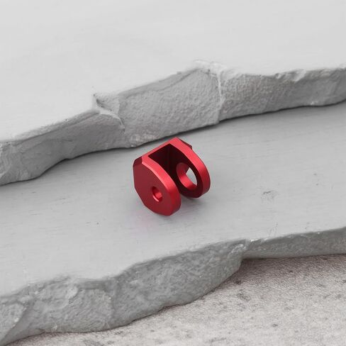 4 قطع من eMagTech غطاء حماية للسيارة من سبائك الألومنيوم المقاوم للصدمات متوافق مع ARRMA Granite Typhon Grom، أحمر in Kuwait