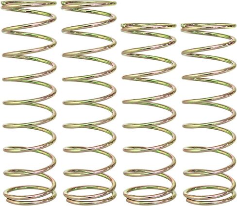 4PCS Shock Absorbers Spring for ARRMA1/8 Outcast Kraton Notorious 6S 1/7 Fireteam Big Rock, 2.0mm Steel Shock Spring Absorption Replace ARA330780 ARA330782,Front 80mm / Rear 90mm (Gold) in Saudi Arabia