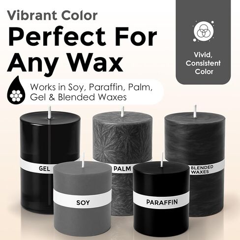 Red Liquid Candle Dye (.25 oz) - Made in The USA - Safe and Easy to Use - Pure and Simple Ingredients - Candle Making Supplies for Soy, Paraffin, Palm or Gel Wax - 10 Vibrant Colors to Choose from in Saudi Arabia