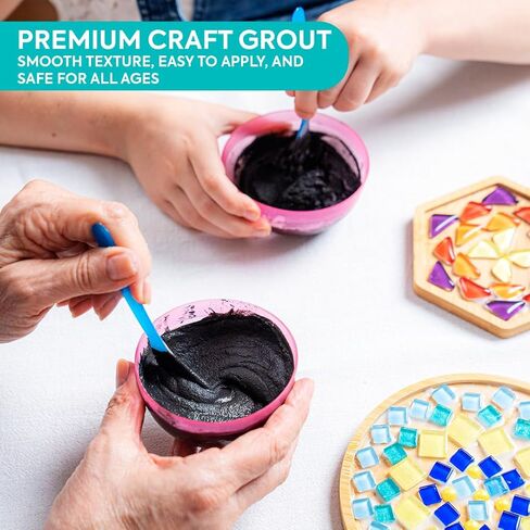 DIY Merea Craft - مجموعة من مجموعتين من الفسيفساء للبالغين | مجموعة أدوات صناعة الزجاج الملون للمبتدئين | اصنع فن الفسيفساء الخاص بك | هدية مصنوعة يدويا للنساء | ديكور المنزل وأنشطة الاسترخاء in Kuwait