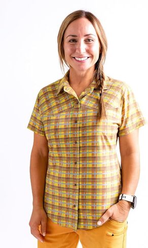 Club Ride Women's Bandara Shirt - Lightweight and Breathable Short Sleeve Button Up for Female Cyclists in Saudi Arabia