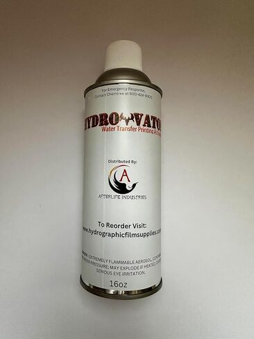 منشط الفيلم الهيدروغرافي 16 أونصة علبة رذاذ الهباء الجوي، شفاف in Kuwait