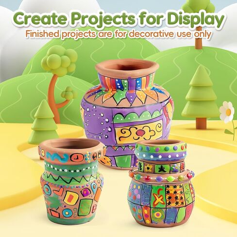 Skirfy Pottery Wheel for Kids Art Crafts Kits for Kids Ages 6-8 9-12 Clay Sculpting Tools & Painting Kit,Birthday Thanksgiving Christmas Gift Girls Toys 8-10,DIY Kits Clay Maker for Beginners in Kuwait