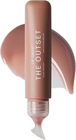 The Outset Lip Oasis Glossy Treatment | Skincare Essentials | Vegan | Gluten Free | Clean Beauty | Unisex for All Skin Types | Dune | 0.3 oz in Kuwait
