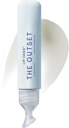 The Outset Lip Oasis Glossy Treatment | Skincare Essentials | Vegan | Gluten Free | Clean Beauty | Unisex for All Skin Types | Dune | 0.3 oz in Kuwait