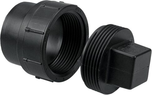 NIBCO 5816 11/2 Cleanout Adapter Spg x Cleanout with Plug ABS in Saudi Arabia