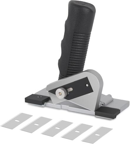 Bevel Mat Cutter with 45° Push-Style Retractable Blade, 5 Replacement Blades, Handheld Board Design for Picture Framing and Art Projects in Kuwait