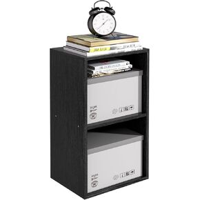 منظم تخزين خشبي مكون من 4 مكعبات، مكعب عرض تخزين مكون من 4 طبقات، رف مكعبات متعدد الاستخدامات بطول 42 بوصة ومنظم مكعبات لأي مساحة (أبيض، 4 مكعبات عرض (11.8 بوصة) in Kuwait