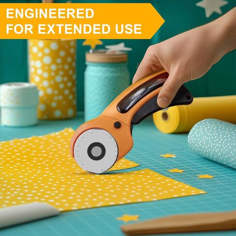 10 PCS 45mm Rotary Cutter Replacement Blades SXUSOTG Ultra-Sharp and Durable Steel Blades with Clear Scale Rotary Cutter Blades for Quilting Sewing Crafting and Fabric Leather Cutting (45mm-Silver) in Saudi Arabia