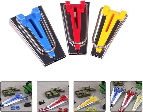 مجموعة صانع شريط التحيز 3 قطع من القماش أداة ربط التحيز للخياطة تتضمن لوازم الخياطة الأساسية للصياغة واللحف in Saudi Arabia