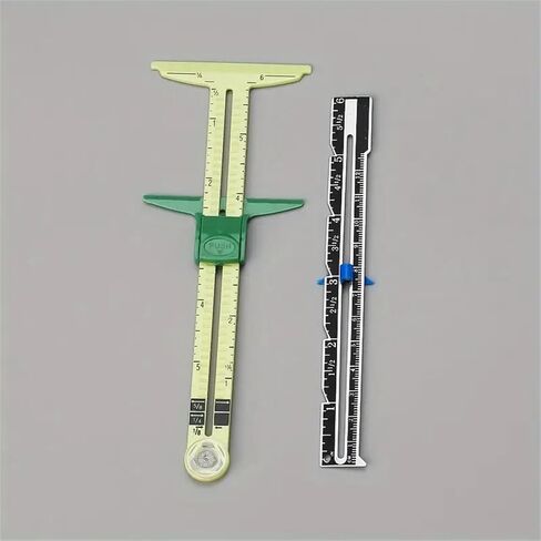 Durable 5-in-1 Precision Sliding Gauge Ruler Multi Functional Measuring Accessory for Sewing, Tailoring, Quilting, Patchwork and Crafts in Saudi Arabia