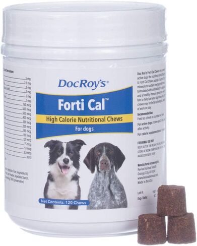 Doc Roy's Forti Cal- High Calorie Nutritional Energy Supplement - for Dogs, Cats, Puppies & Kittens- 454 gm Granules in Saudi Arabia