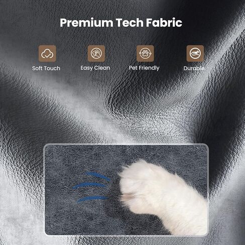 Big and Tall Office Chair, Flip Armrests for Pets & Cross Legged Sitting, Executive Ergonomic Computer Gaming Chair with Foot Rest, Teddy Fleece Wide Seat Reclining Desk Chair in Kuwait