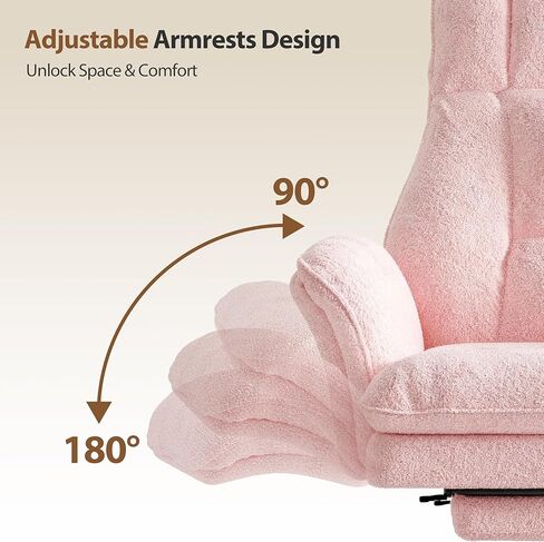 كرسي مكتب كبير وطويل، مساند للذراعين قابلة للطي للحيوانات الأليفة والجلوس بأرجل متقاطعة، كرسي ألعاب كمبيوتر تنفيذي مريح مع مسند للقدمين، كرسي مكتب قابل للاستلقاء بمقعد واسع من الصوف in Kuwait