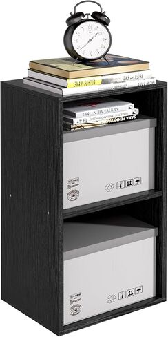 منظم تخزين خشبي مكون من 4 مكعبات، مكعب عرض تخزين مكون من 4 طبقات، رف مكعبات متعدد الاستخدامات بطول 42 بوصة ومنظم مكعبات لأي مساحة (أبيض، 4 مكعبات عرض (11.8 بوصة) in Kuwait