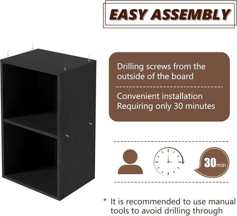 منظم تخزين خشبي مكون من 4 مكعبات، مكعب عرض تخزين مكون من 4 طبقات، رف مكعبات متعدد الاستخدامات بطول 42 بوصة ومنظم مكعبات لأي مساحة (أبيض، 4 مكعبات عرض (11.8 بوصة) in Kuwait