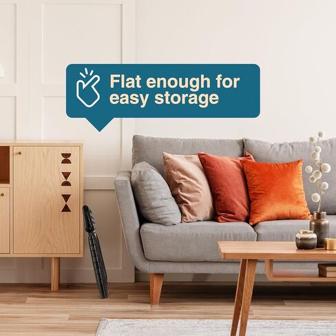 مقعد Flottian مقاس 13 بوصة قابل للطي للبالغين والأطفال يحمل ما يصل إلى 300 رطل، ومقاعد قابلة للطي غير قابلة للانزلاق مع مقبض، مقعد بلاستيكي مدمج قابل للطي للحمام وغرفة النوم والمطبخ باللون الرمادي، قطعة واحدة in Kuwait