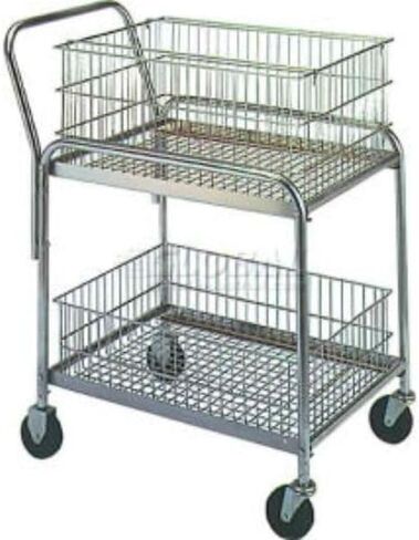 33 x 20 in. 272228 Office & Mail Cart - 4 in. Rubber Casters in Saudi Arabia