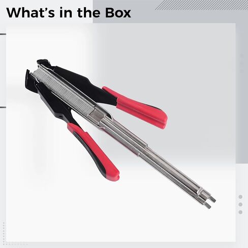 Generic 8.3 in C-Clip Pliers Stapler Gun, Iron & Steel Build, Manual Staple Tool in Saudi Arabia