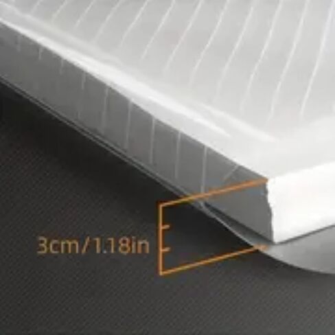 Plastic Envelopes File Folders, Clear Folder for Document US Letter A4 Size Poly Envelopes with Label Pockets for School Home Work Office 10PCS in Saudi Arabia