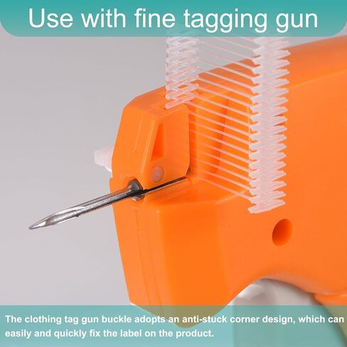 uxcell 10000pcs Standard Tagging Gun Fasteners 20mm Tagging Barbs Pins Nylon Tag for Price Tagging Gun, Clothing Tags Gun Attachments for Garment Bag Fabric, White in Saudi Arabia