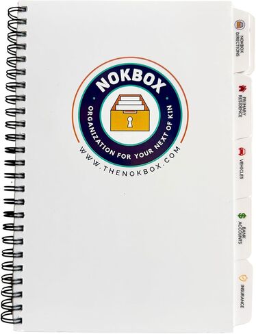 كتاب كلمة المرور المصاحب من Nokbox - كتاب كلمات المرور مع علامات تبويب الفئات لسهولة التنظيم in Kuwait
