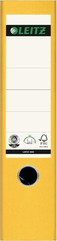 Leitz 180° A4 Board Lever Arch File 80mm Yellow - Pack of 3 in Saudi Arabia