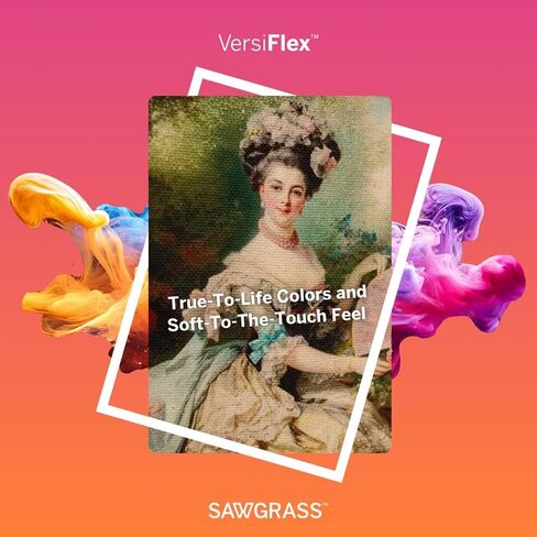 حبر Sawgrass VersiFlex 70910 CMYE - لطابعة VersiFlex فقط - حبر غير قابل للذوبان ناعم الملمس للحصول على نتائج احترافية على القماش والخشب - نقل نظيف وحاد - ديكور، هدايا، تي شيرت - 4 عبوات، 31 مل in Kuwait