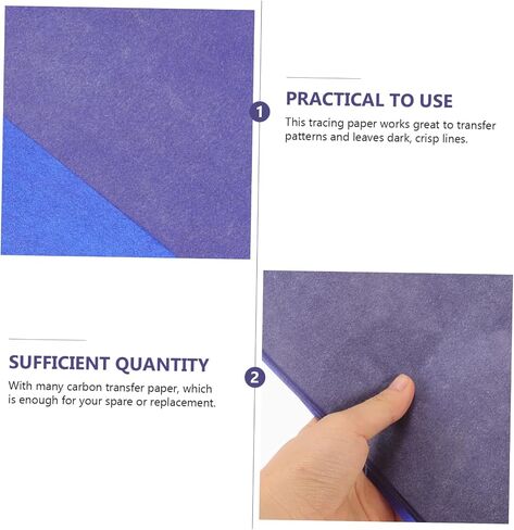 SEWACC 50sheets Carbon Transfer Copy Paper Graphite Copy Papers for Tracing and Copying in Saudi Arabia