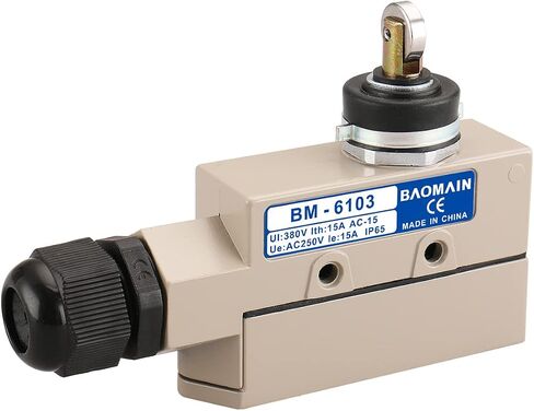 Baomain TZ-6 مفتاح حد مختوم BM-6004 (TZ-6004) مكبس دوار SPDT AC 250V 15A IP 65 in Saudi Arabia