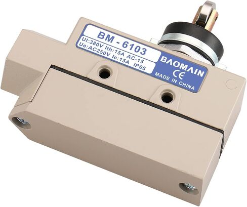 Baomain TZ-6 مفتاح حد مختوم BM-6004 (TZ-6004) مكبس دوار SPDT AC 250V 15A IP 65 in Saudi Arabia