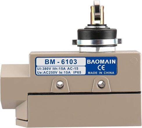 Baomain TZ-6 مفتاح حد مختوم BM-6004 (TZ-6004) مكبس دوار SPDT AC 250V 15A IP 65 in Saudi Arabia