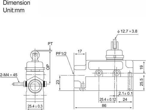 Baomain TZ-6 مفتاح حد مختوم BM-6004 (TZ-6004) مكبس دوار SPDT AC 250V 15A IP 65 in Saudi Arabia