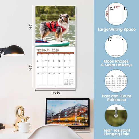 2026 Calendar, National Parks 2026 Wall Calendar, 14-Month (Nov 2025 - Dec 2026), 11.6 x 24 Inches (Opened), Thick Glossy Paper, Perfect Giftable Calendar in Kuwait