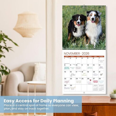 2026 Calendar, National Parks 2026 Wall Calendar, 14-Month (Nov 2025 - Dec 2026), 11.6 x 24 Inches (Opened), Thick Glossy Paper, Perfect Giftable Calendar in Kuwait