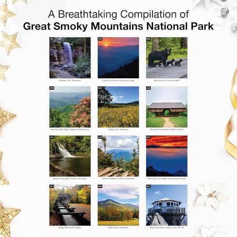 تقويم حائط RED EMBER Untamed & Beautiful National Parks 2026 لمدة 12 شهرًا | ورق سميك وقوي | هدية العيد | تقويم الطبيعة 2026 in Kuwait