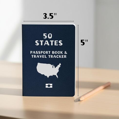 50 States Travel Tracker Journal - Mark Off The States You've Visited with Flag Stickers & US Travel Map with Push Pin Stickers - Gift Idea For RVers and Travelers in Saudi Arabia