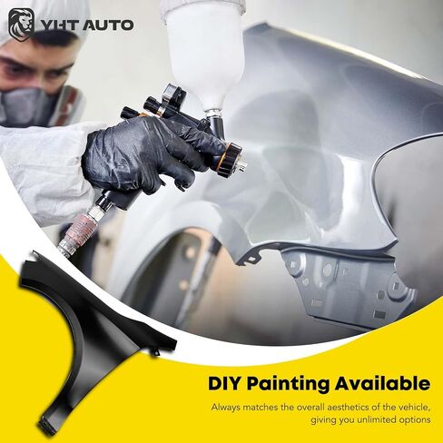 YHTAUTO Front Right Passenger Side Fender Primed Aluminum Compatible with Mercedes-Benz CLA250 CLA45 AMG 2014 2015 2016 2017 2018 2019 in Saudi Arabia