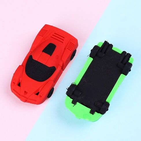 Colorful Simulated Cartoon Car Eraser for Kids School Supplies Office Supplies Kids in Saudi Arabia