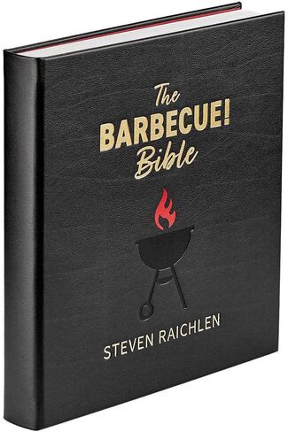 The Barbecue! Bible - Graphic Image Leather Bound Book Black - Fine Collectible Edition - Made in USA in Saudi Arabia