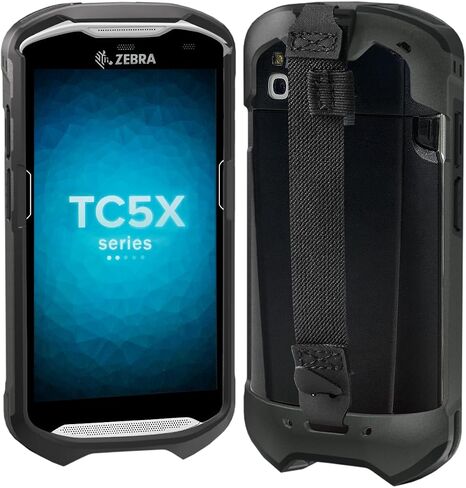 Case for Zebra TC51 TC52 TC52X TC56 TC57 TC57X TC510K TC520 TC520K – Rugged Protective Cover with Strap, Bumper, Boot-Style Holster, Handheld Barcode Scanner Accessory SG-TC51-EXO1-01 (Blue) in Saudi Arabia