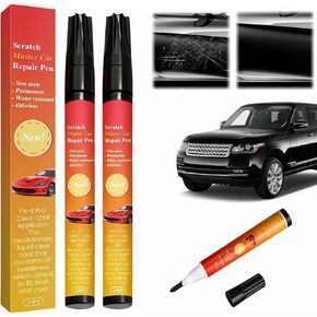 All Cars Magic Pen, Magic Car Scratch Removal Pen, Quick Car Scratch Remover for All Black Cars Paint Scratches, Weather-Resistant & Long-Lasting Touch Up Paint Pen for A Seamless Black Car Finish, 2PCS in Kuwait