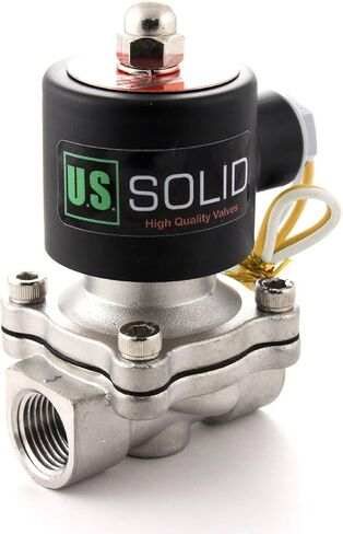 1/2" Brass Electric Solenoid Valve110VAC VITON SEAL N.C. (Air, Gas, Fuel...) in Kuwait
